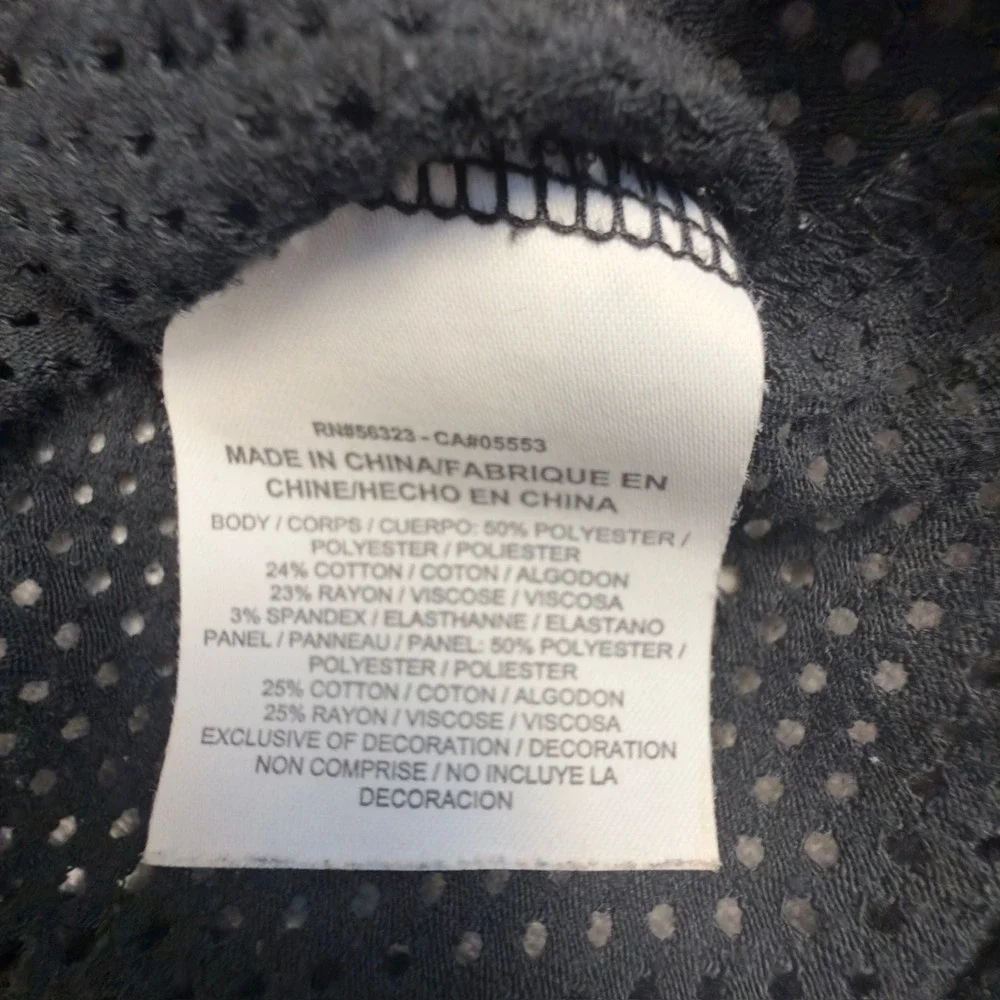 Nike Women's Mesh Racerback Tank Top Black Size S